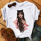 New Hipster Tshirt Summer Woman T-Shirt Kawaii T-shirt Sexy Girl Harajuku Vogue Top Graphic Tees Unisex Funny.