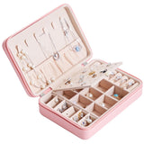 Fast Shipping Jewelry Box Travel Comestic Jewelry Casket Organizer Makeup Lipstick Storage Box Beauty Container Necklace Gift