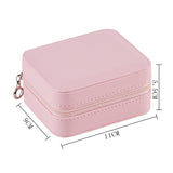 Fast Shipping Jewelry Box Travel Comestic Jewelry Casket Organizer Makeup Lipstick Storage Box Beauty Container Necklace Gift