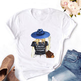 Women T-shirt Eye Lashes Red Lips HEART Print Top Female Tshirt Fashion Casual Sleeve O Neck BASIC White Ladies Clothes